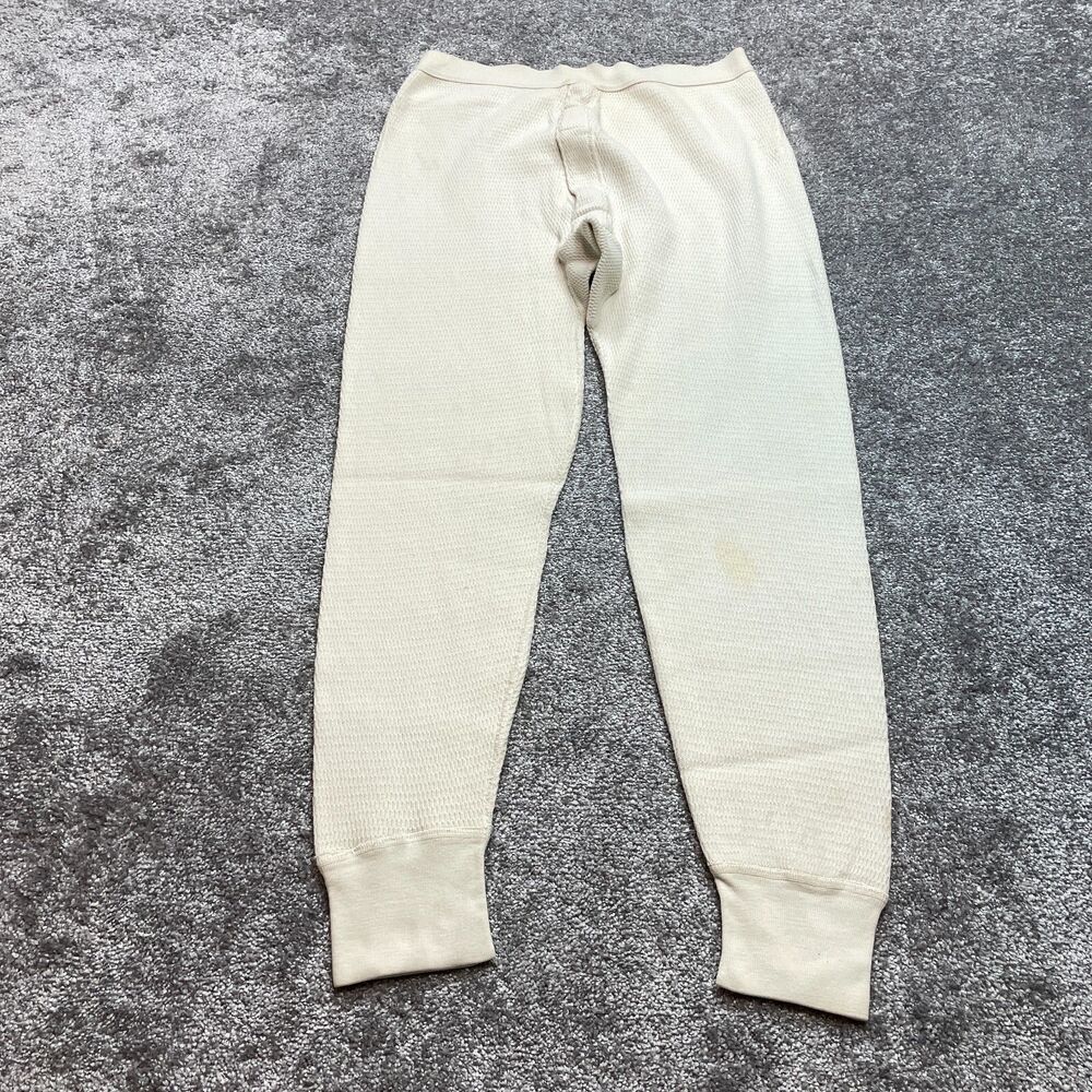 Unbranded Base Layer Pants Thermal Cold Weather Drawers Mens Large 35-38 White